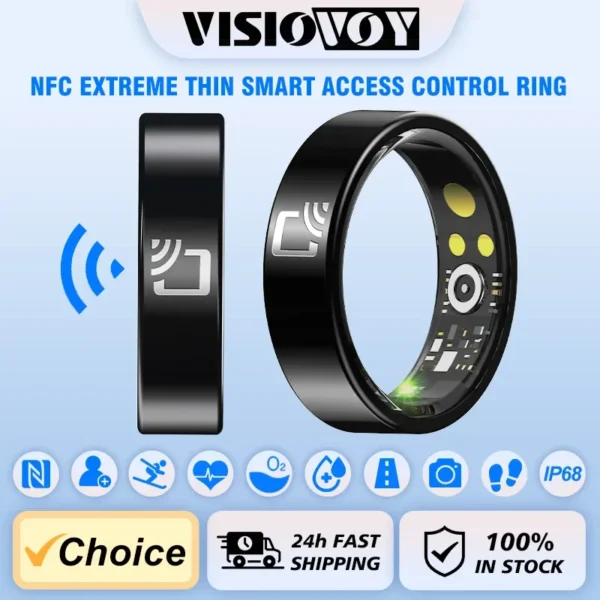 Yini R10 Smart Couple Ring with AuraSync – Wellness & Connection in One