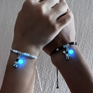 Couple & Friend Bracelet - Luminous Star & Heart Jewelry