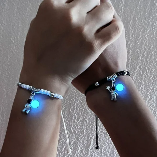 Couple & Friend Bracelet - Luminous Star & Heart Jewelry