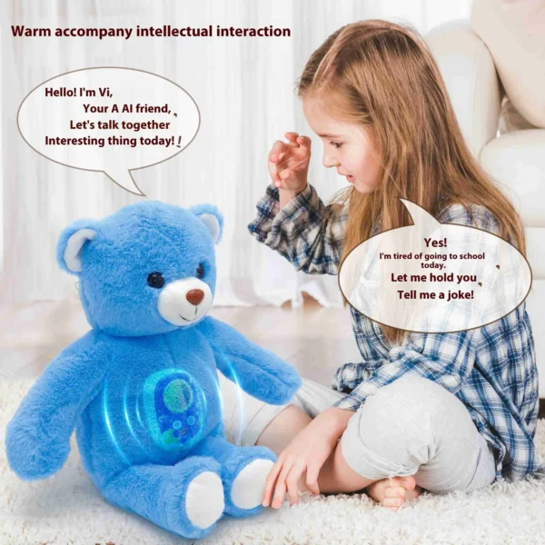 Amourloop AI Companion Bear – Smart Plush Toy for Long Distance Couples with Touch & Voice Connection
