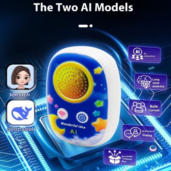 Amourloop AI Companion Bear – Smart Plush Toy for Long Distance Couples with Touch & Voice Connection - Image 5