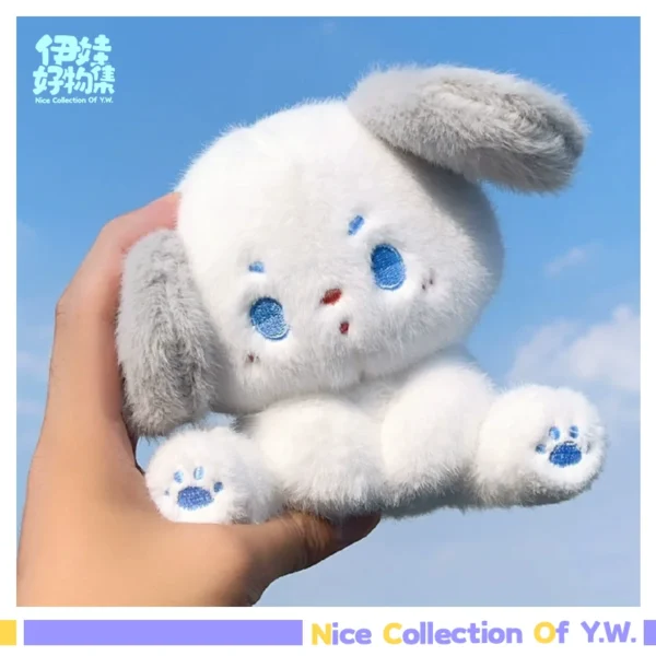 网红emo呆呆狐狸高颜值情侣ins公仔娃娃可爱毛绒玩偶女生日礼物白 - Image 5