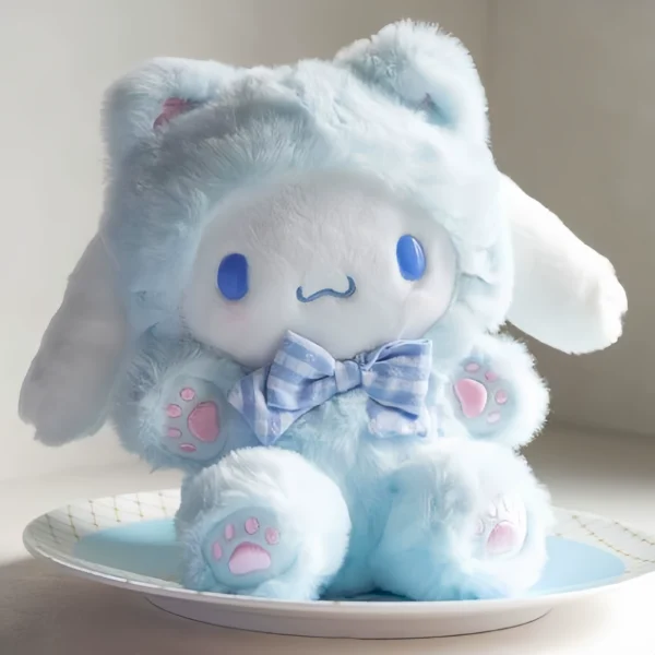 cinnamoroll日本虎斑猫咪三丽鸥玉桂狗毛绒公仔大耳肉桂狗潮玩偶 - Image 2