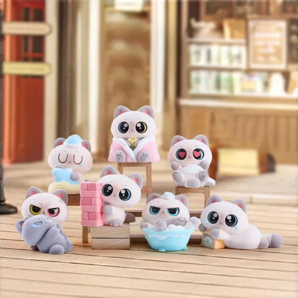 New Emotionally Stable Little Siam Second Wave Plush Blind Box Cute Cat Doll Desktop Ornament Surprise Birthday Gift Wholesale - Image 2
