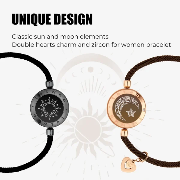 Amourloop Sun & Moon Love Bracelets – Strengthen Your Bond with Every Touch - Image 4