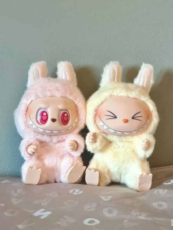 Hot Sales Anime Characters Macaron Labubu with Seat Series Vinyl Pendant Plush Doll Cute Monster Replica Keychain Birthday Gift - Image 6