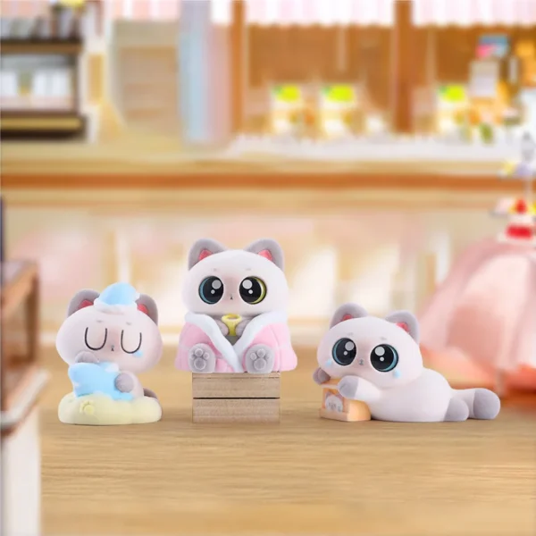New Emotionally Stable Little Siam Second Wave Plush Blind Box Cute Cat Doll Desktop Ornament Surprise Birthday Gift Wholesale - Image 3