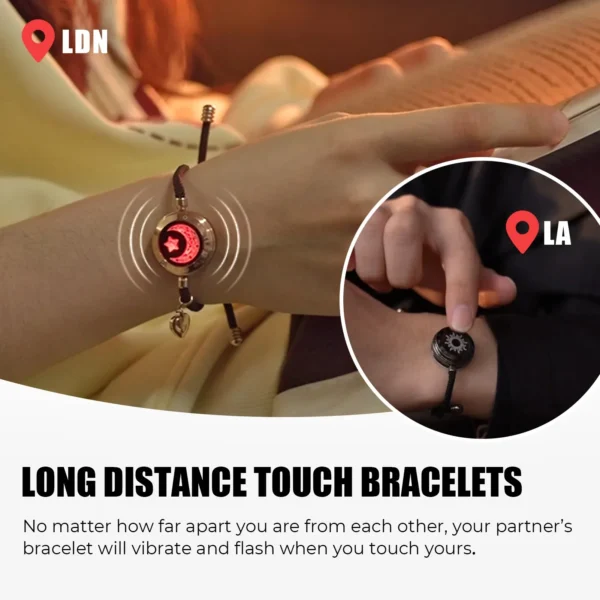 Amourloop Sun & Moon Love Bracelets – Strengthen Your Bond with Every Touch - Image 2